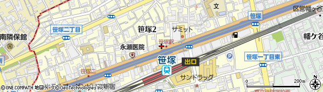 はんこ屋さん２１笹塚店周辺の地図