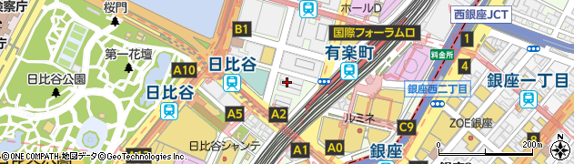 THE R．C．ARMS 有楽町店周辺の地図