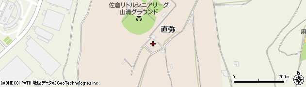 千葉県佐倉市直弥921周辺の地図