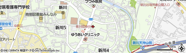 東京都三鷹市新川4丁目25-71周辺の地図