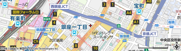 三菱ＵＦＪ銀行京橋支店 ＡＴＭ周辺の地図