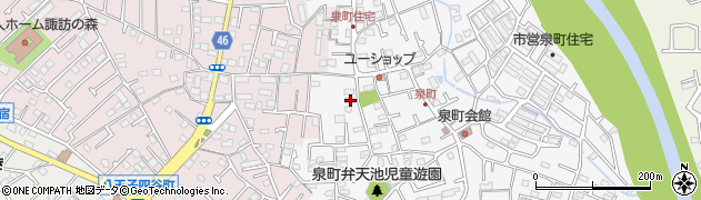東京都八王子市泉町1217周辺の地図