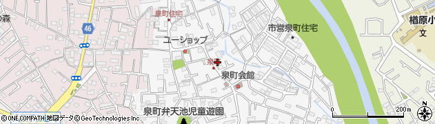 東京都八王子市泉町1351周辺の地図