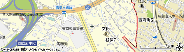 東京都国立市谷保7丁目5周辺の地図