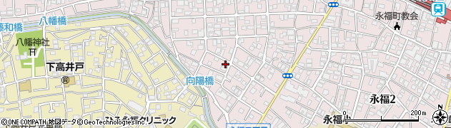 東京都杉並区永福3丁目8-11周辺の地図