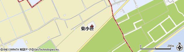 千葉県匝瑳市東小笹3992周辺の地図