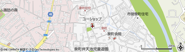 東京都八王子市泉町1265-6周辺の地図