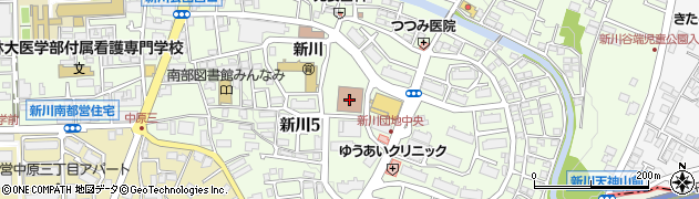 東京都三鷹市新川5丁目6-24周辺の地図
