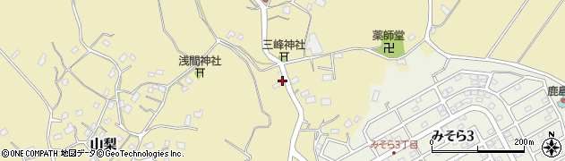 千葉県四街道市山梨681-1周辺の地図