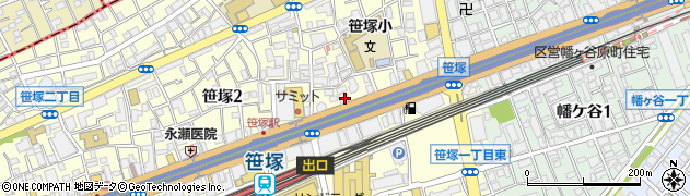 東京都渋谷区笹塚2丁目7-12周辺の地図