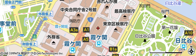東京地方裁判所周辺の地図