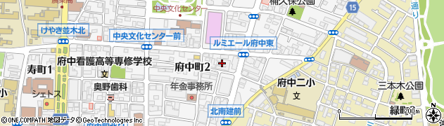 東京都府中市府中町2丁目21周辺の地図