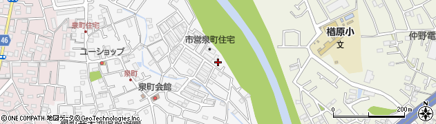 東京都八王子市泉町1391-4周辺の地図