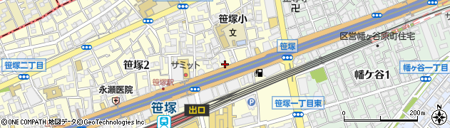 東京都渋谷区笹塚2丁目7周辺の地図