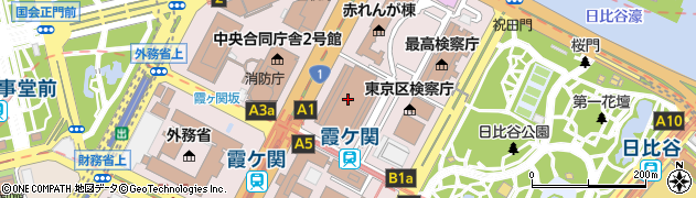 裁判所　東京地方裁判所民事部民事第２部周辺の地図