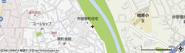 東京都八王子市泉町1391-5周辺の地図