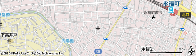 東京都杉並区永福3丁目14-7周辺の地図
