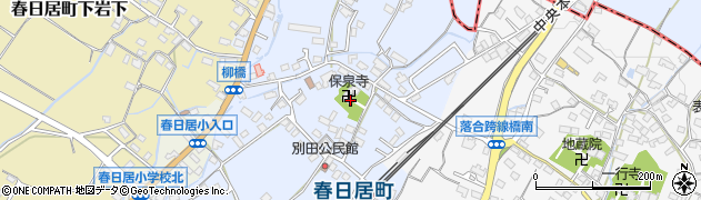 保泉寺周辺の地図