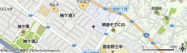 津田沼6丁目児童遊園周辺の地図