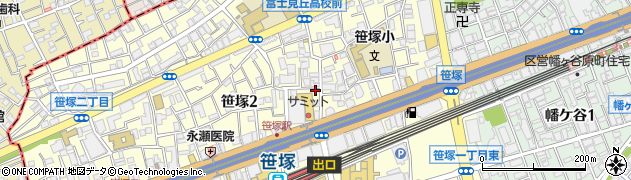 アイラッシュアンドネイル ノイ 笹塚店(eyelash nail Noi)周辺の地図