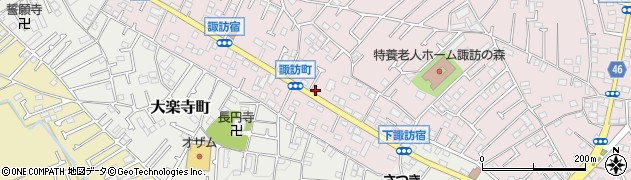 高尾警察署諏訪交番周辺の地図