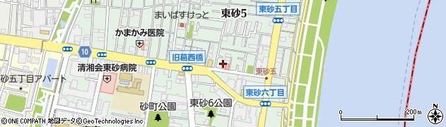 砂町診療所周辺の地図