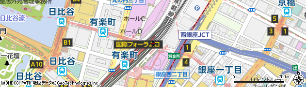 ドトールコーヒーショップ有楽町駅前店周辺の地図