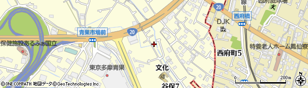 東京都国立市谷保7丁目1周辺の地図