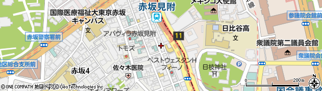 ル・コネスール赤坂店周辺の地図
