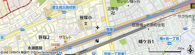 東京都渋谷区笹塚2丁目4周辺の地図