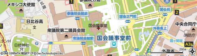 吉野家 永田町一丁目店周辺の地図