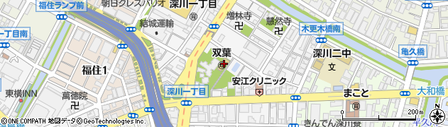 東京都江東区深川周辺の地図