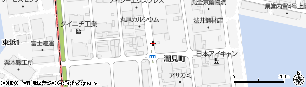 千葉県船橋市潮見町周辺の地図