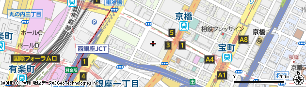 福岡銀行東京支店周辺の地図