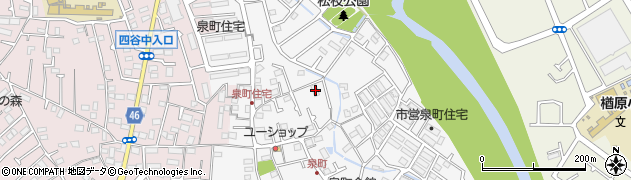 東京都八王子市泉町1251-1周辺の地図