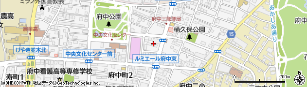東京都府中市府中町2丁目23周辺の地図