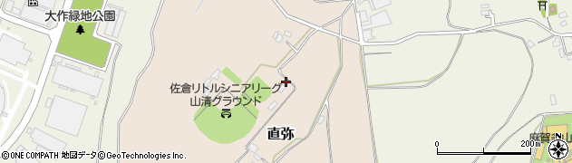 千葉県佐倉市直弥910周辺の地図