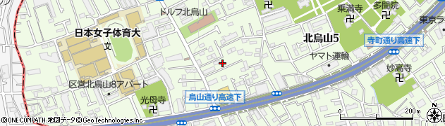 東京都世田谷区北烏山7丁目4周辺の地図