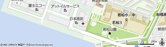 株式会社ホウスイ　船橋冷蔵庫周辺の地図