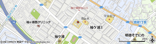 習志野袖ヶ浦郵便局周辺の地図