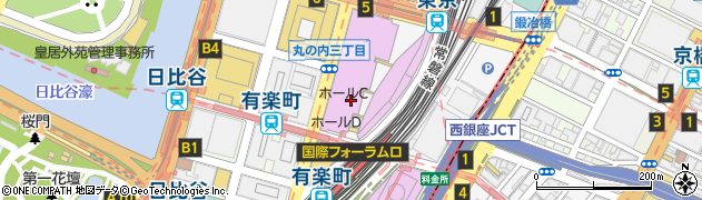 シェイクシャック 東京国際フォーラム店周辺の地図