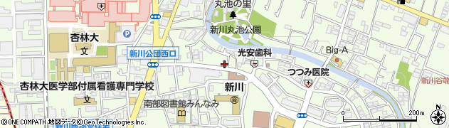東京都三鷹市新川5丁目6-46周辺の地図