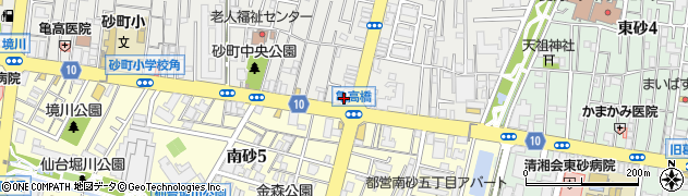 三井住友銀行砂町支店周辺の地図