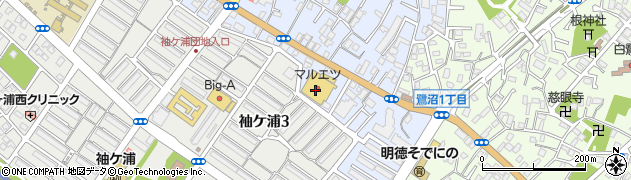 マルエツ津田沼南店周辺の地図