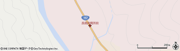 長島発電所前周辺の地図