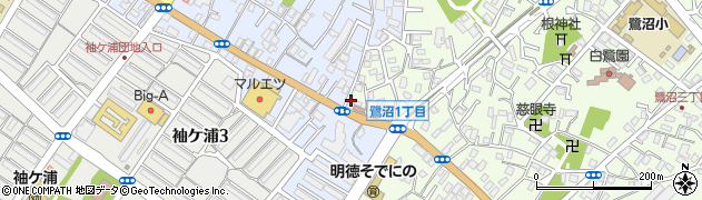 おそうじ本舗習志野津田沼店周辺の地図
