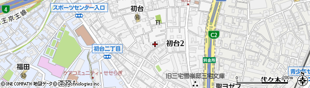東京都渋谷区初台2丁目周辺の地図