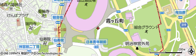 霞岳町周辺の地図