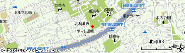 東京都世田谷区北烏山周辺の地図
