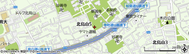 東京都世田谷区北烏山周辺の地図
